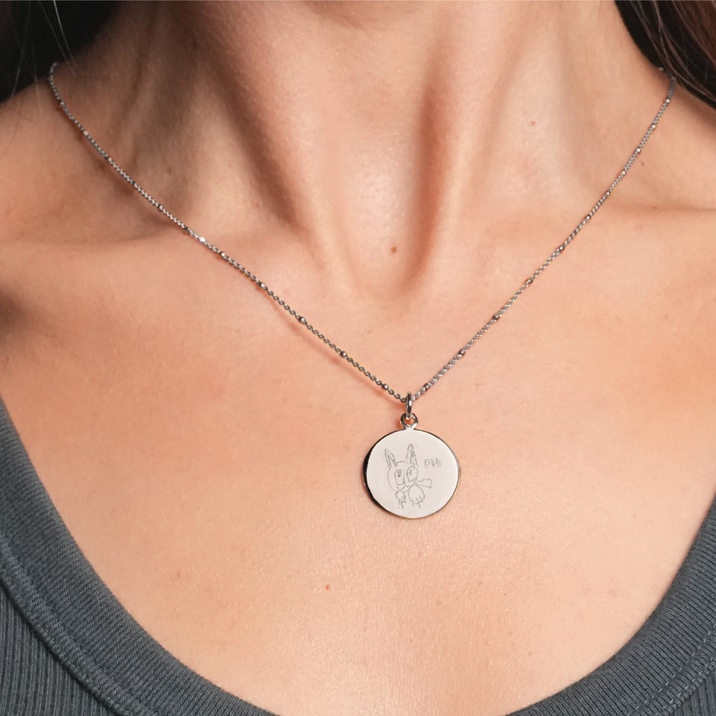 collar de plata personalizado