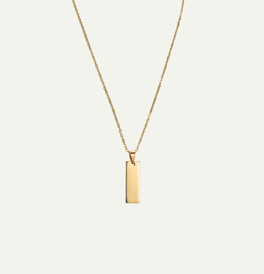 Collar Rectangulo Plano