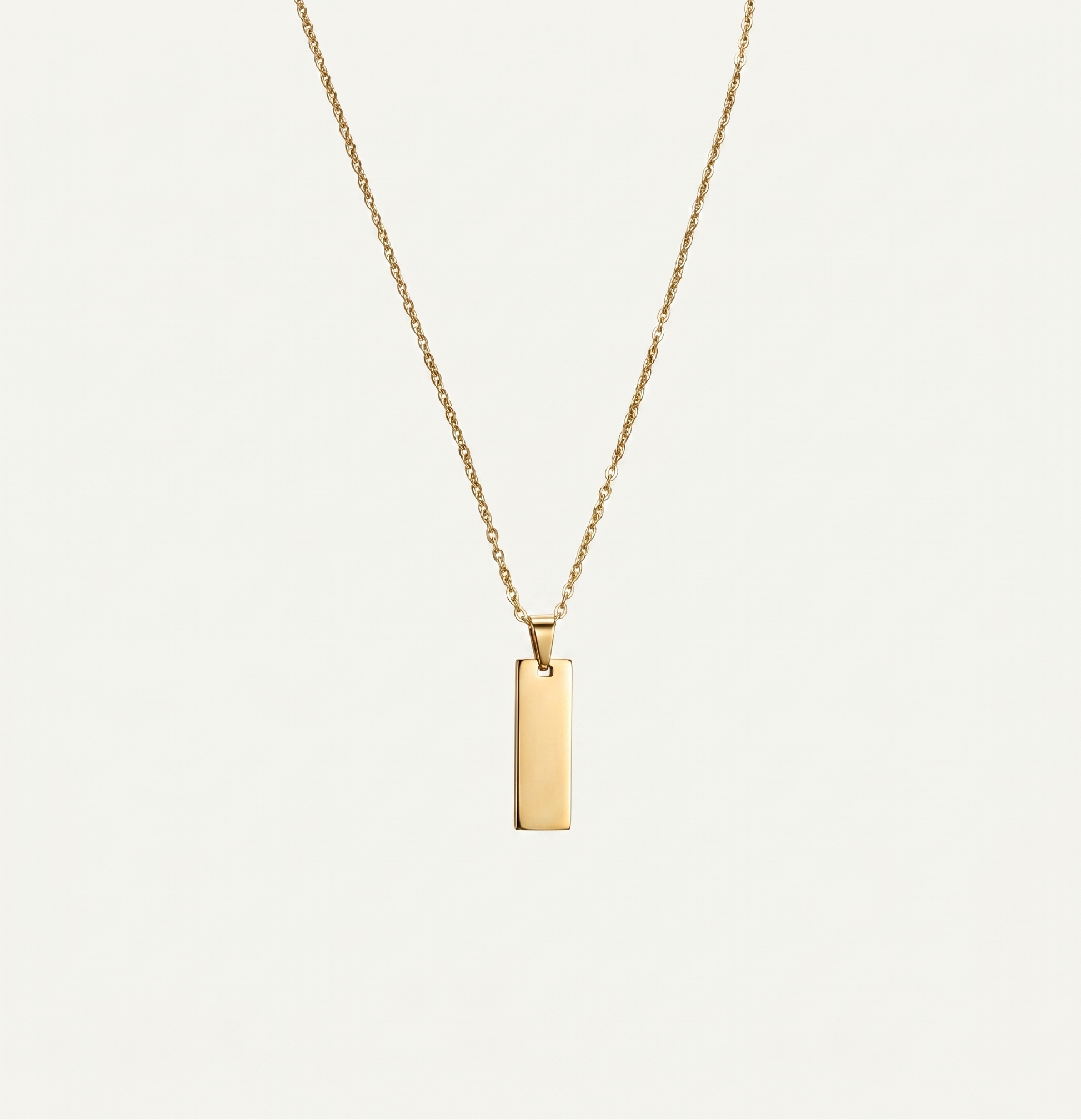 Collar Rectangulo Plano